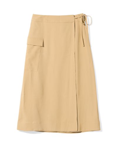 Damen-Wickelrock Sarie beige - 36239535BEIGE - HEMA